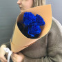 Букет из 3 синих роз